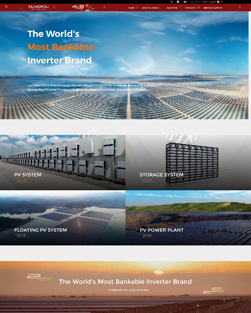 SUNGROW 外贸型网站建设